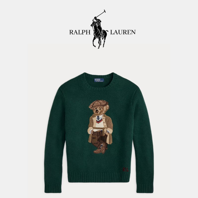 R&L Knit Sweater with Front Motif