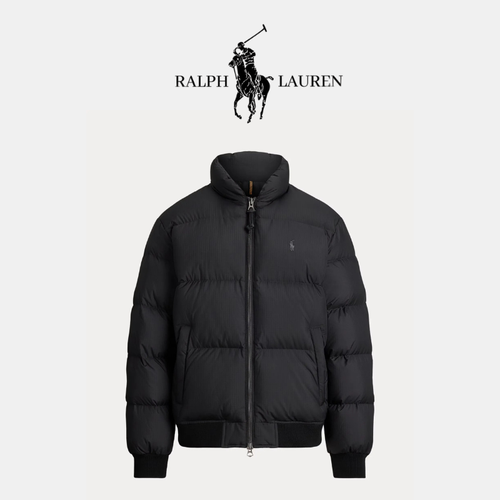 Water-Repellent Ripstop Down Jacket with R&L Detail