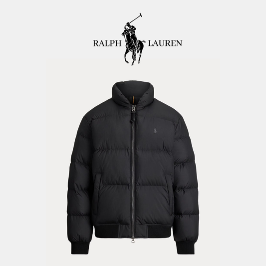 Water-Repellent Ripstop Down Jacket with R&L Detail